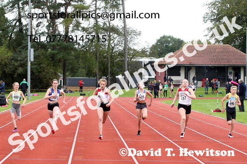 100 metres, NECAA Open Meeting, Morpeth, Sunday, September 27th. David T. Hewitson/Sports for All Pics